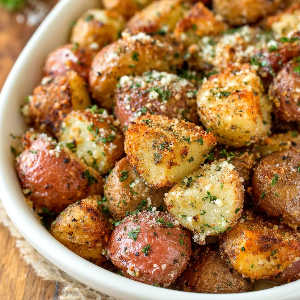 Show-Stopping Garlic Parmesan Potatoes: Irresistible Side Dish